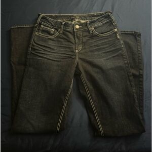 Women’s silver jeans size 32/33